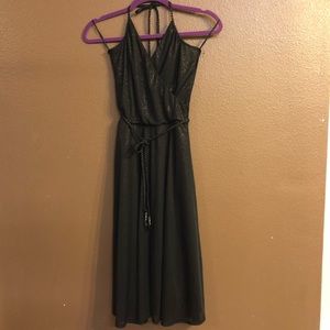 Black & Gold Glamour Dress